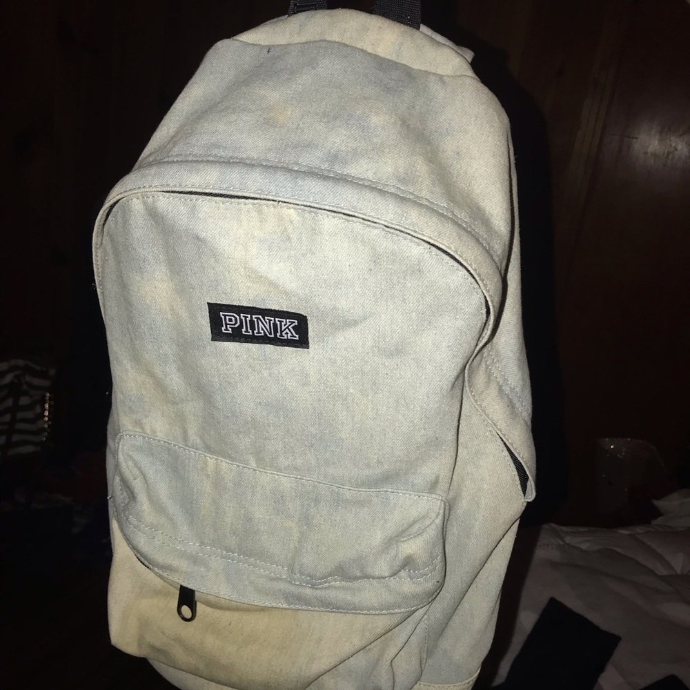 Tye dye Jean PINK mini backpack